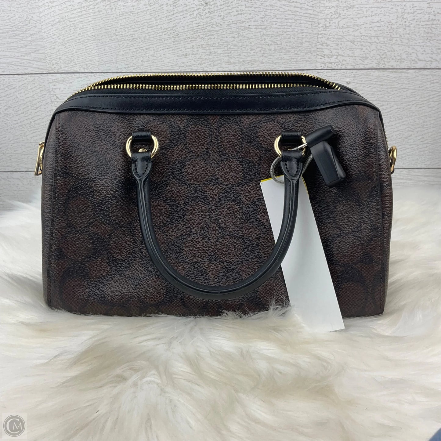 Handbag Designer By Coach, Size: Small