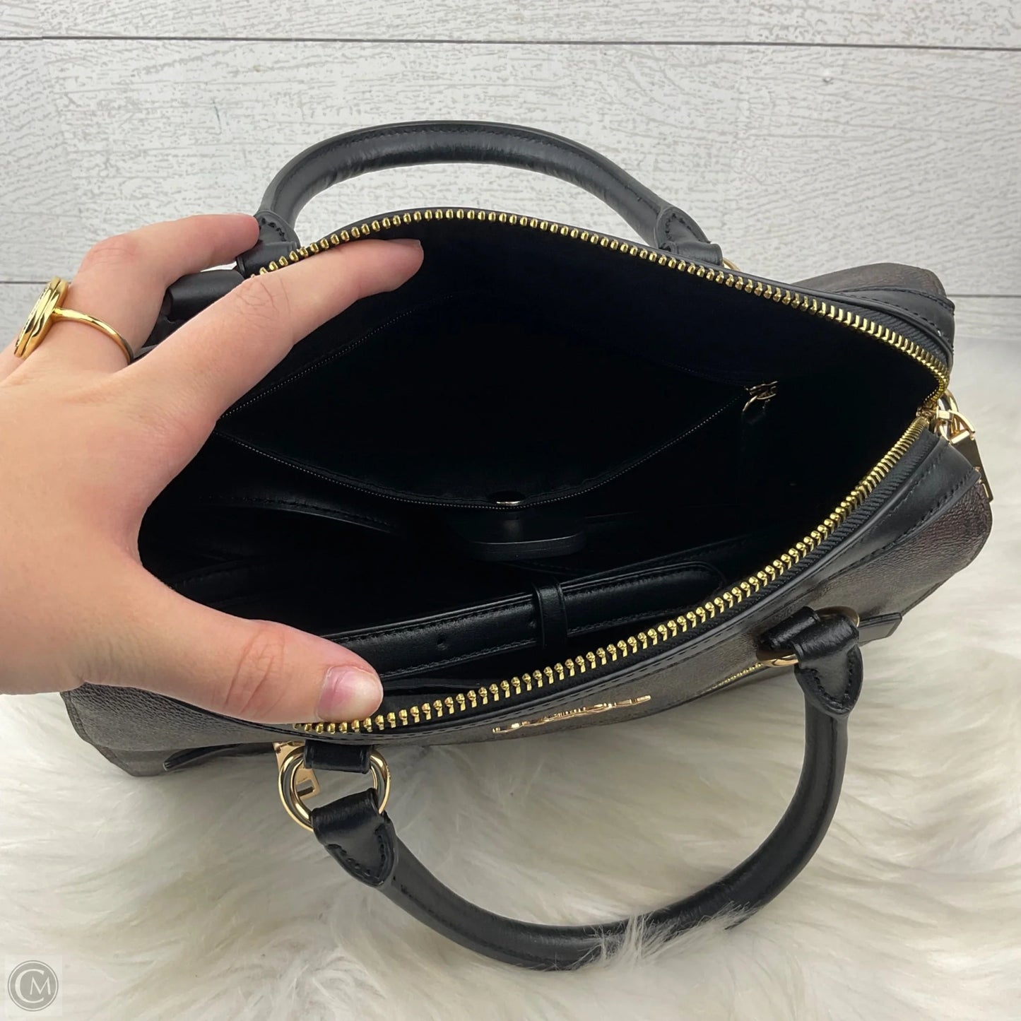 Handbag Designer By Coach, Size: Small