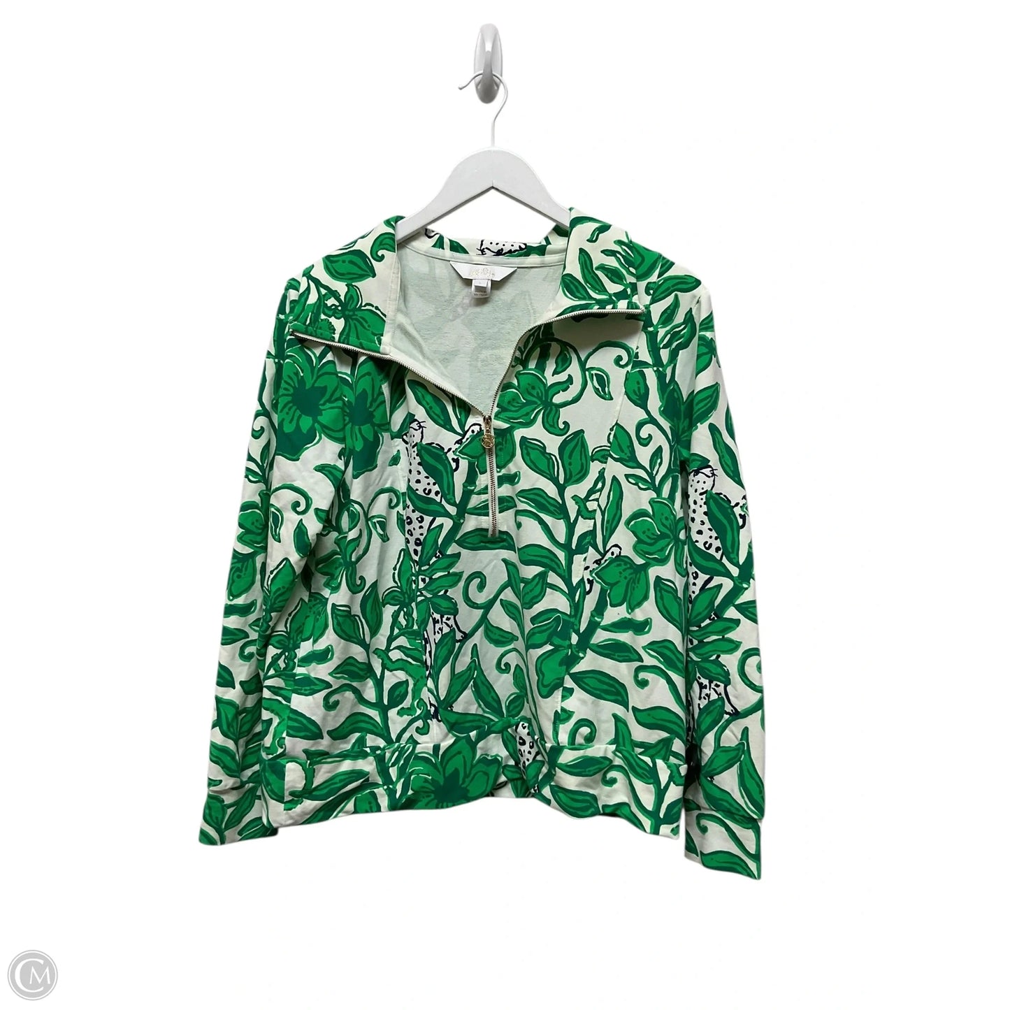Sweatshirt Designer By Lilly Pulitzer In Green, Size: L
