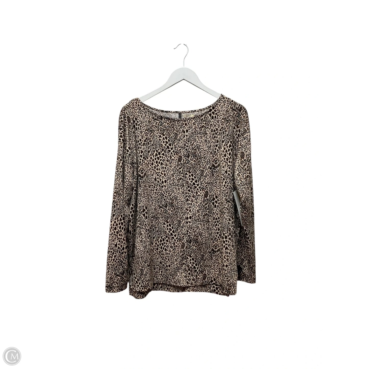 Top Long Sleeve Designer By Lilly Pulitzer In Animal Print, Size: L