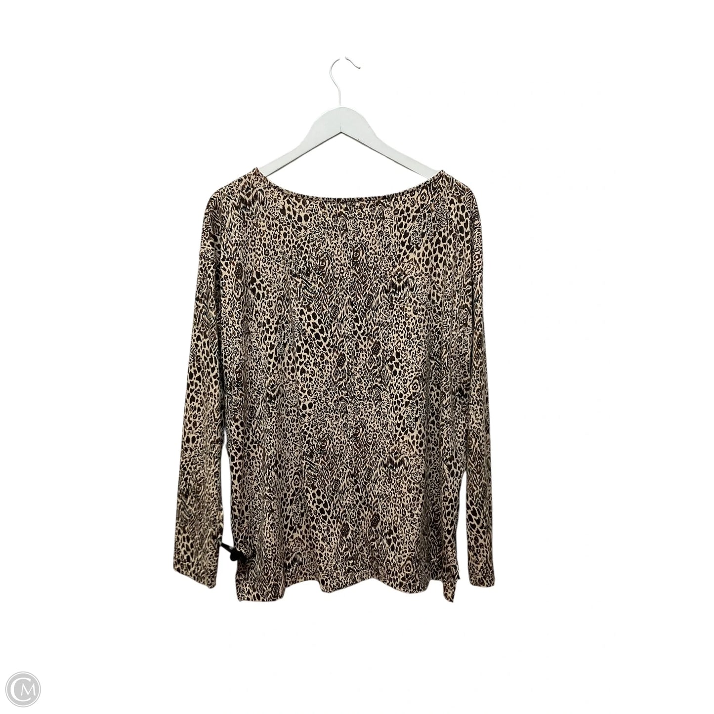 Top Long Sleeve Designer By Lilly Pulitzer In Animal Print, Size: L