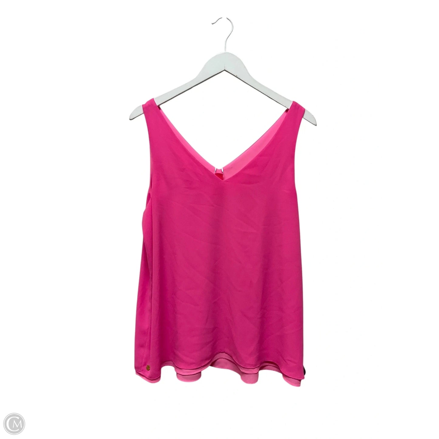 Top Sleeveless Designer By Lilly Pulitzer In Pink, Size: L