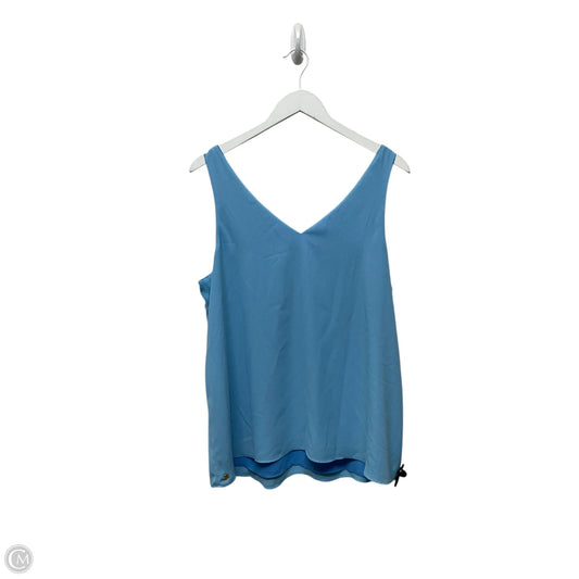Top Sleeveless Designer By Lilly Pulitzer In Blue, Size: L