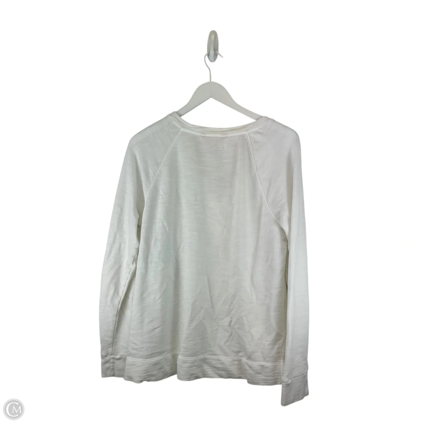 Top Long Sleeve Designer By Lilly Pulitzer In White, Size: L