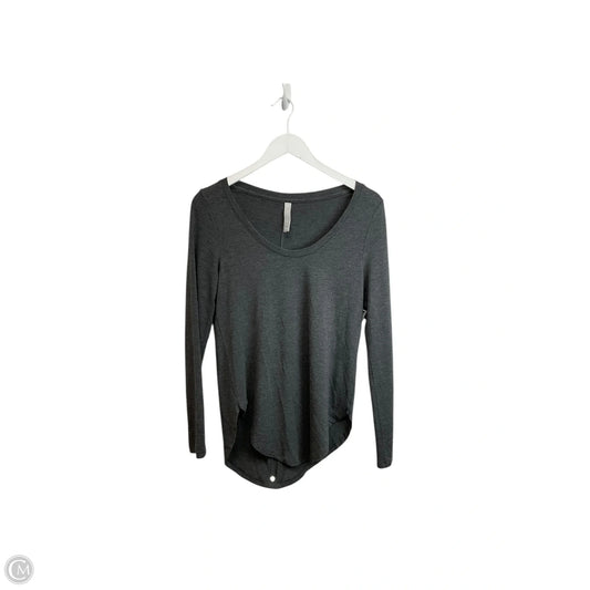 Top Long Sleeve By Athleta In Grey, Size: Xs