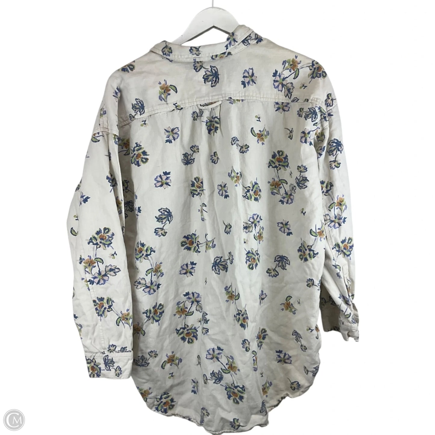 Top Long Sleeve By Pilcro In Floral Print, Size: L