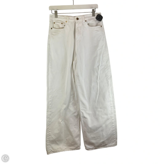 Jeans Luxury Designer By Golden Goose In White, Size: 6