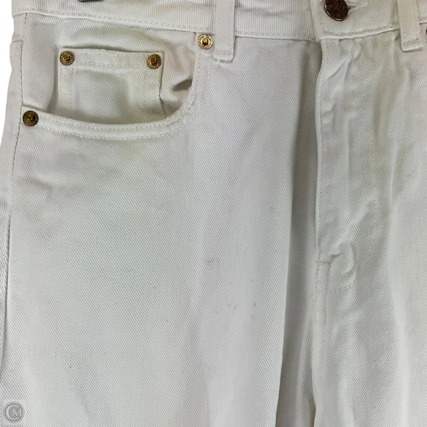 Jeans Luxury Designer By Golden Goose In White, Size: 6