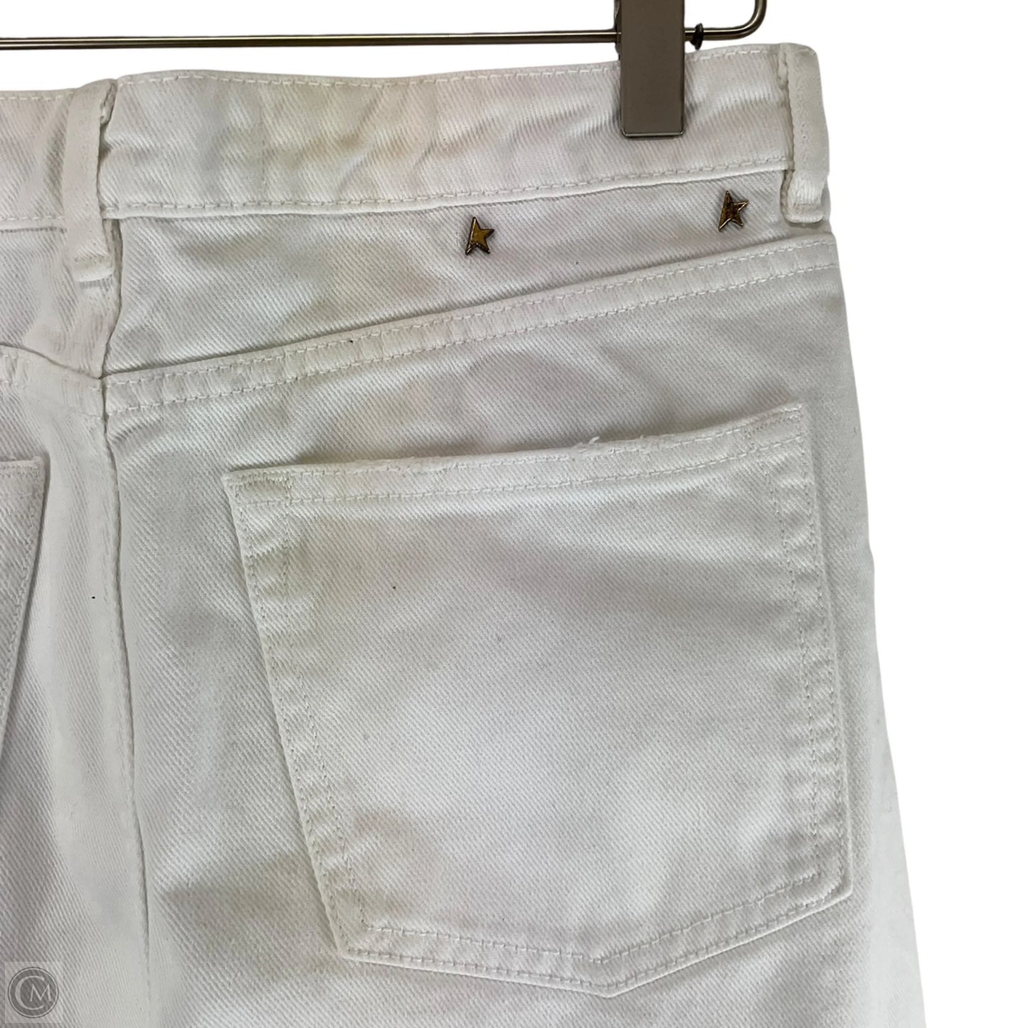 Jeans Luxury Designer By Golden Goose In White, Size: 6