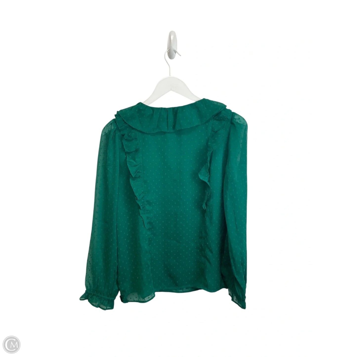 Top Long Sleeve By Loft In Green, Size: Mp