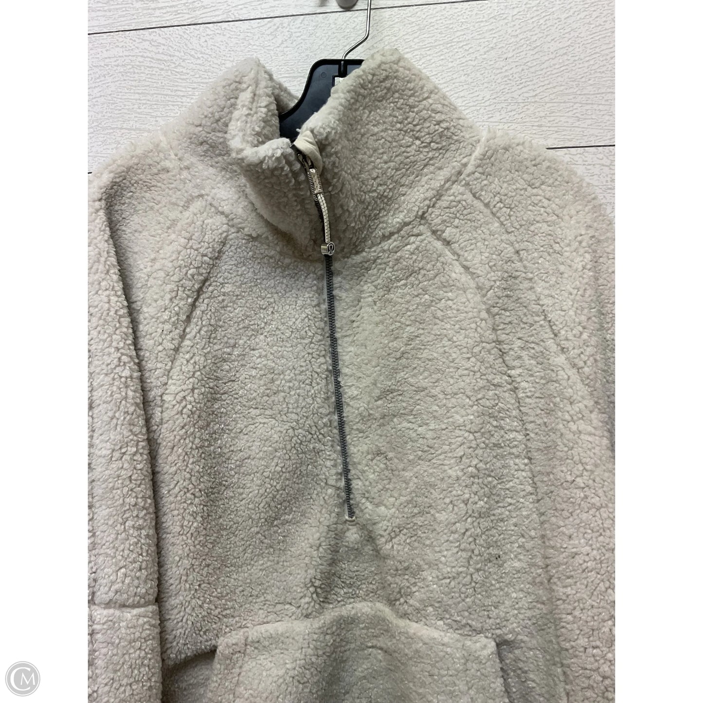 Jacket Faux Fur & Sherpa By Lululemon In Cream, Size: Xl