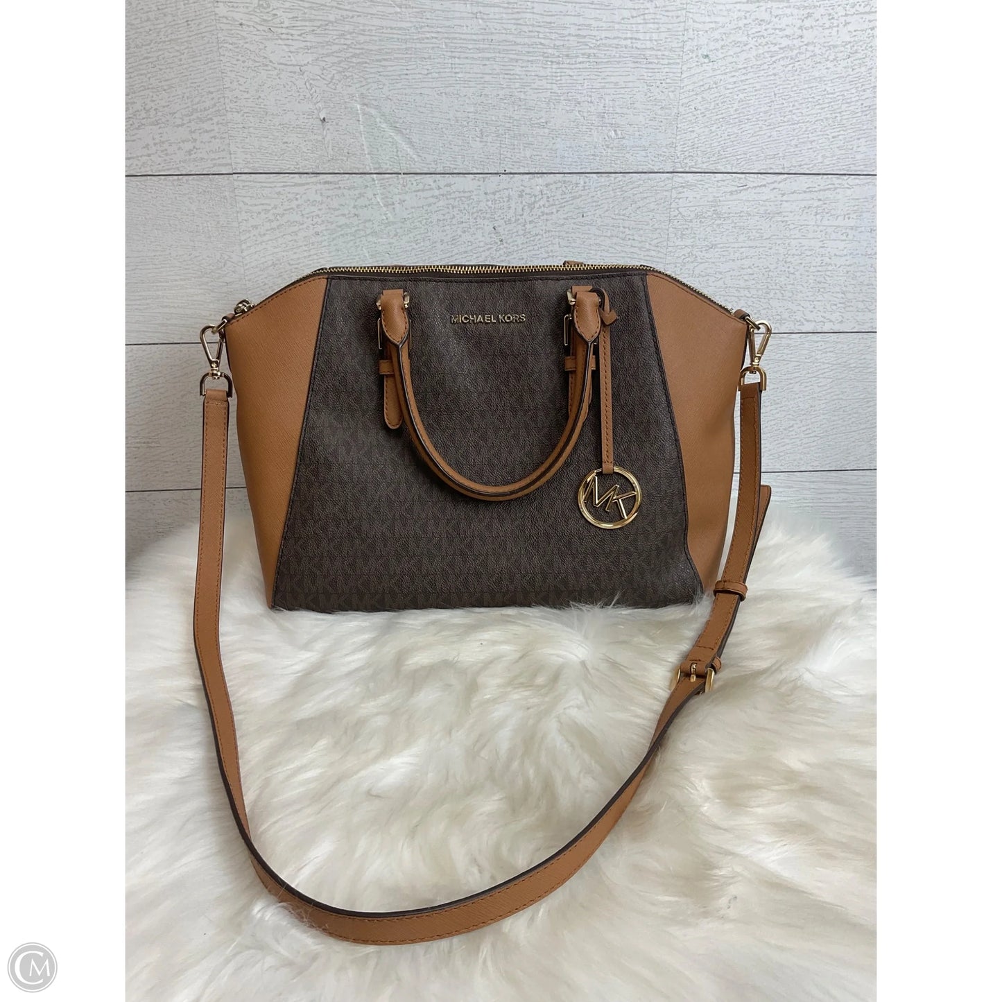 Handbag Designer By Michael Kors, Size: Medium