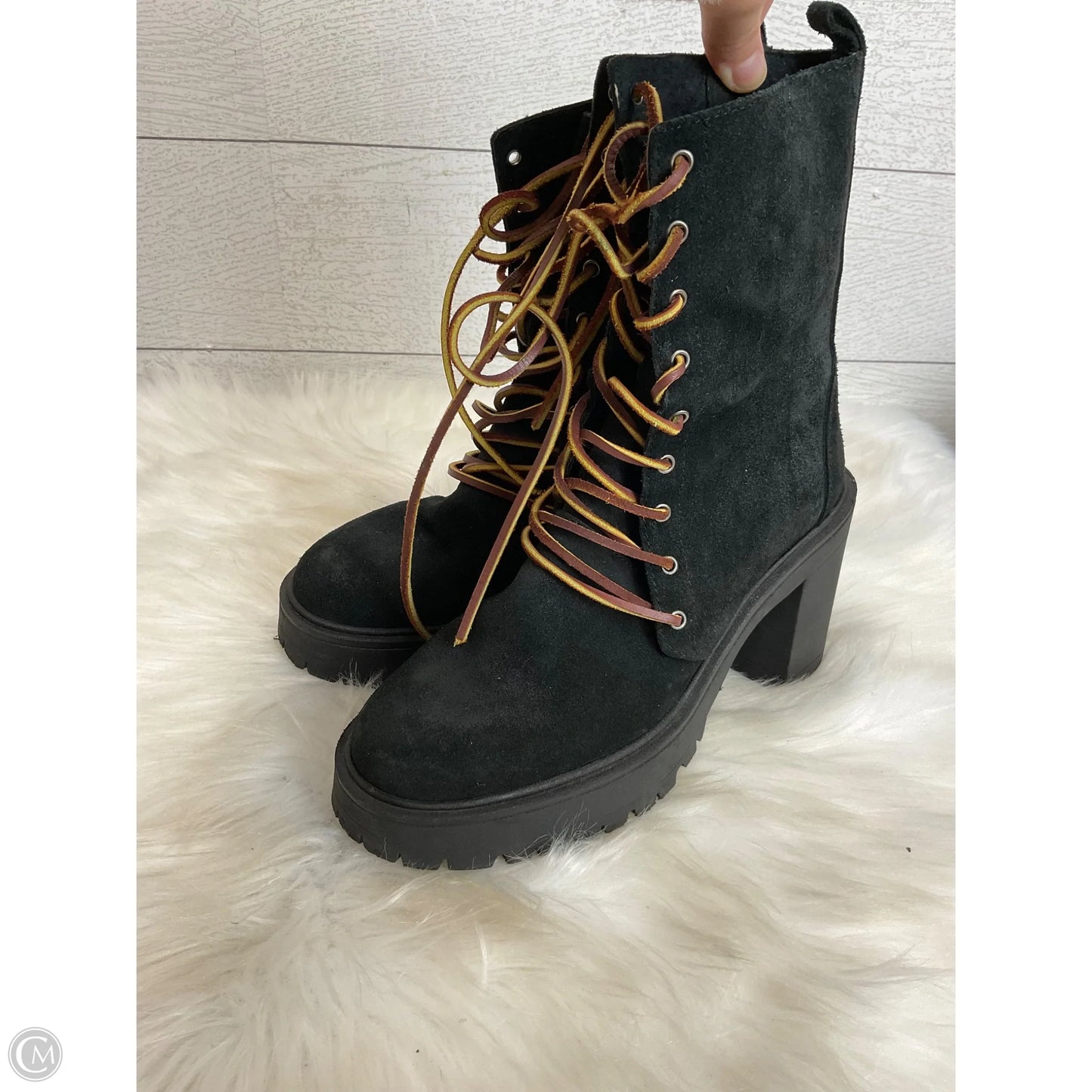 Boots Ankle Heels By Free People In Black, Size: 6