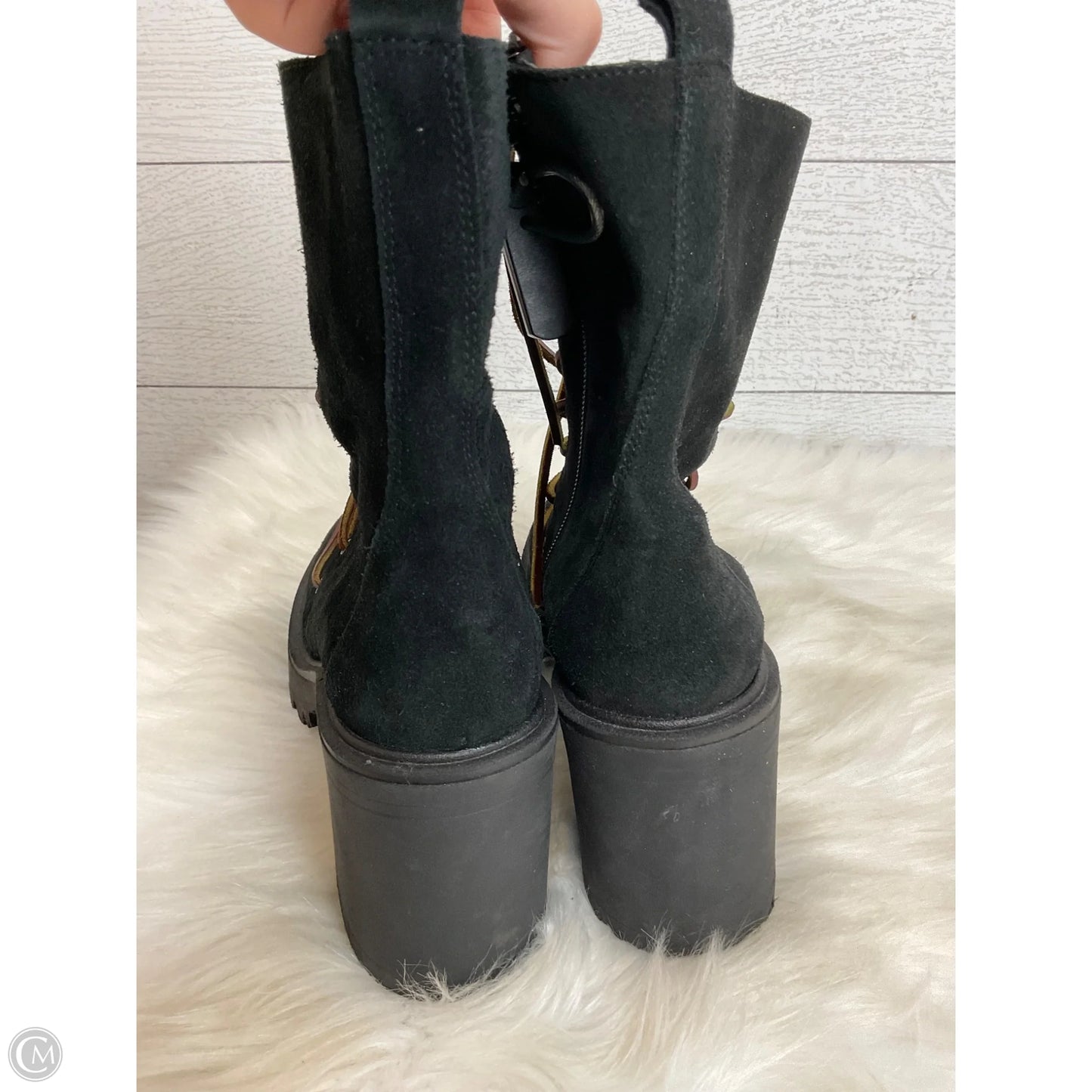 Boots Ankle Heels By Free People In Black, Size: 6