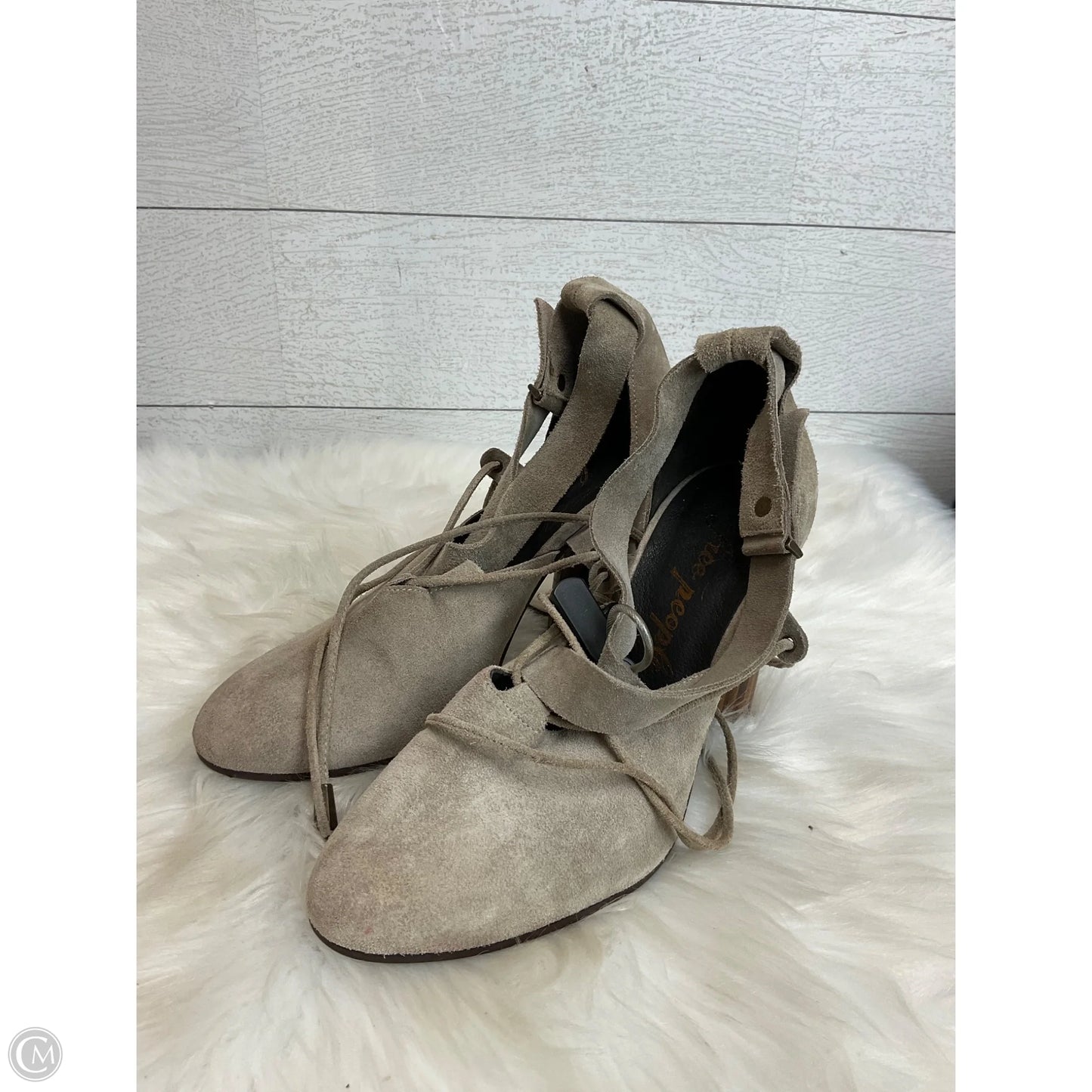 Shoes Heels Block By Free People In Beige, Size: 6