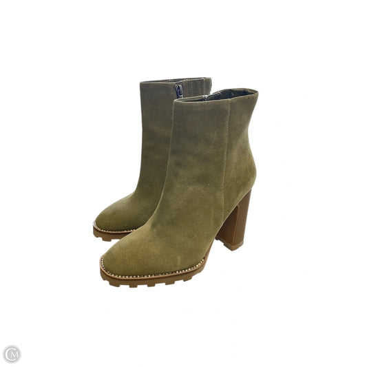 Boots Designer By Karl Lagerfeld In Green, Size: 6