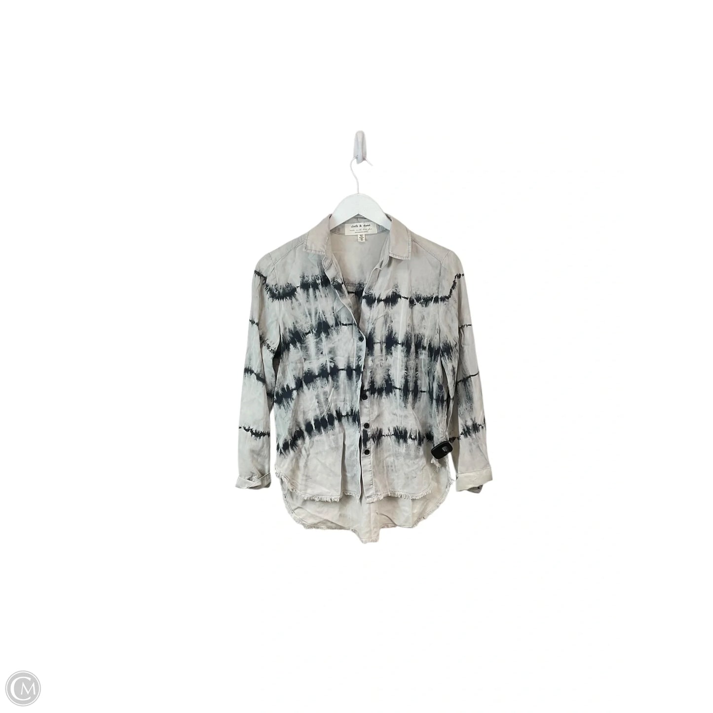 Top Long Sleeve By Cloth & Stone In Grey, Size: Xs