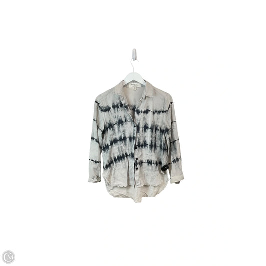Top Long Sleeve By Cloth & Stone In Grey, Size: Xs