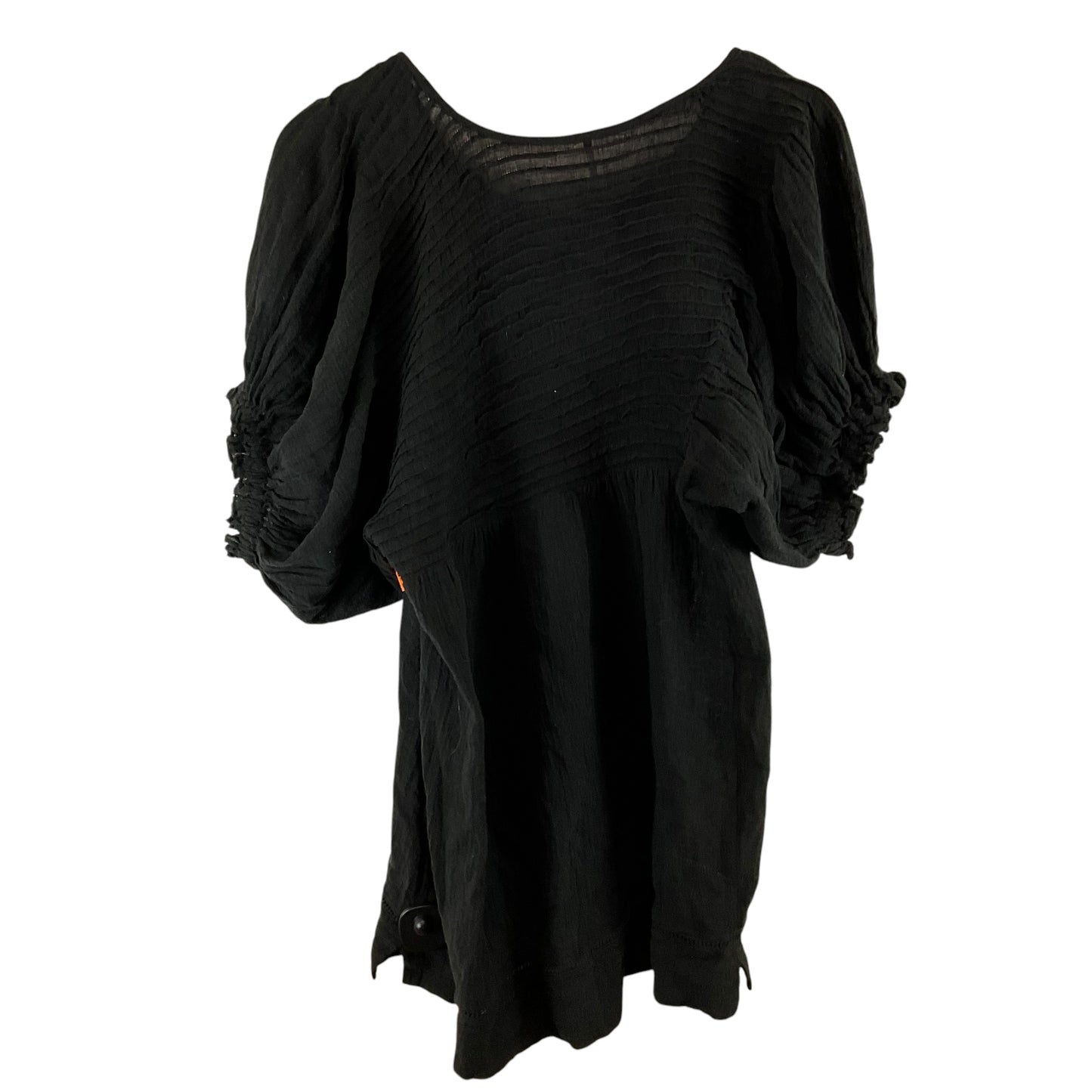 Top Short Sleeve By Free People In Black, Size: Xs