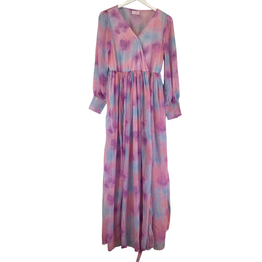 Dress Casual Maxi By Pink Lily In Multi-colored, Size: M