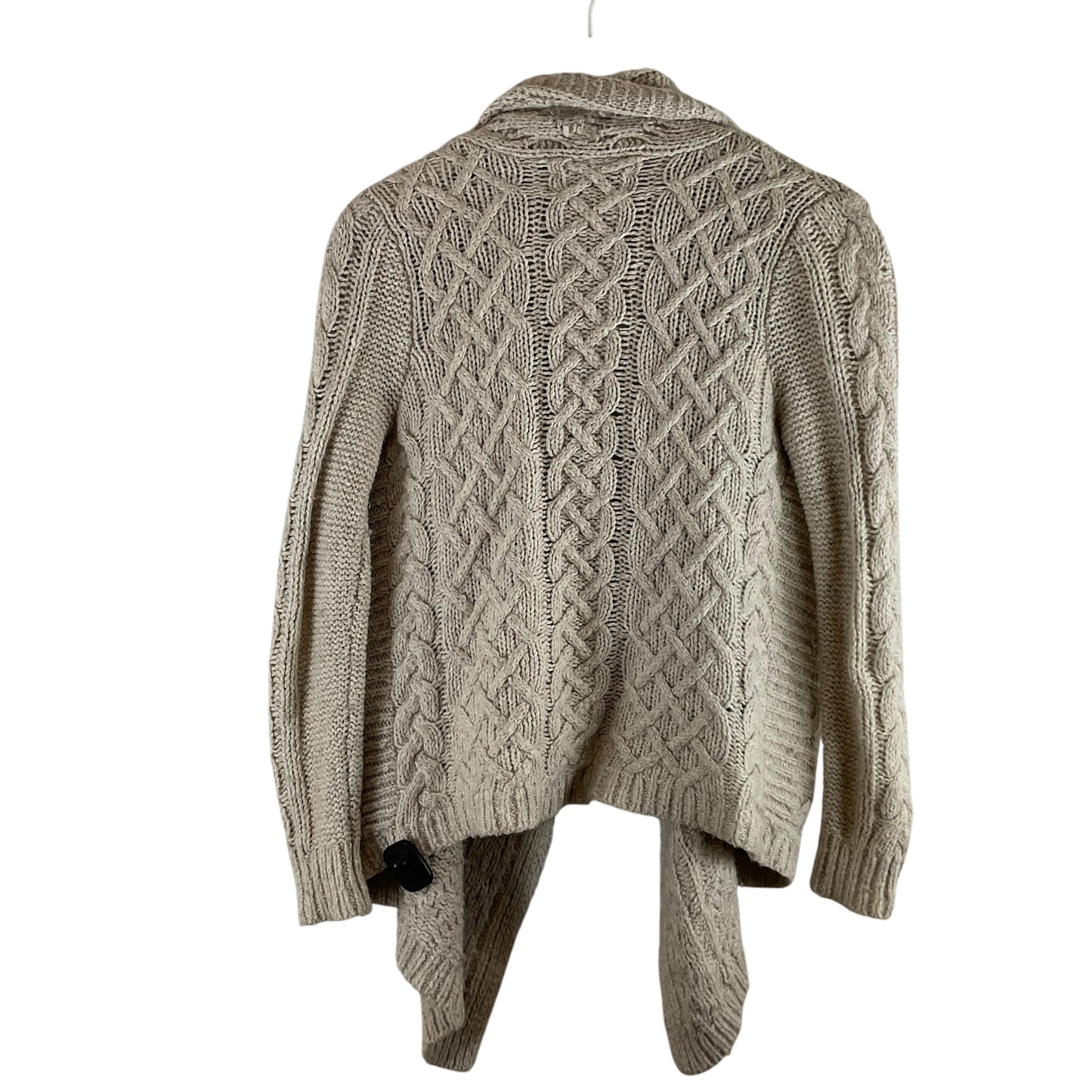 Sweater Cardigan By Loft In Cream, Size: Xs