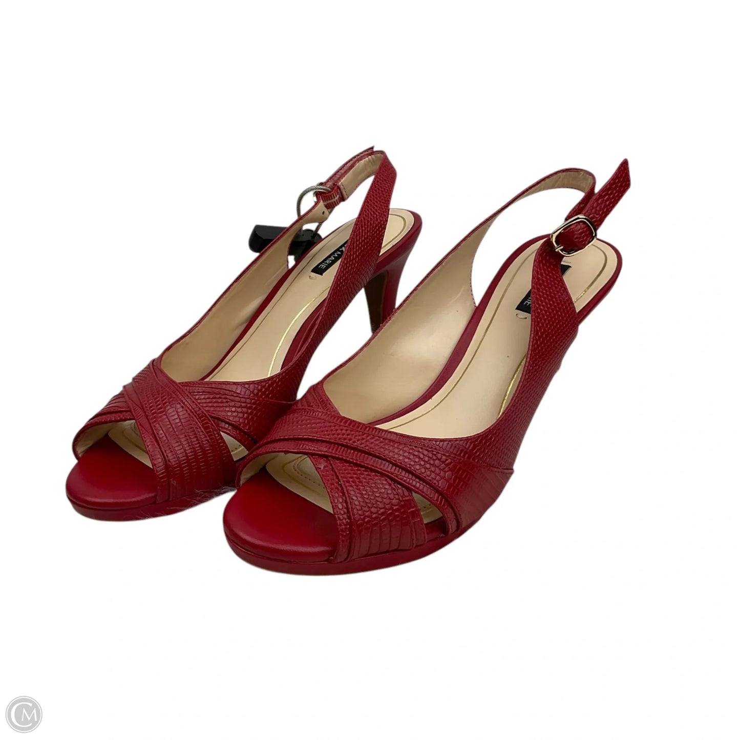 Shoes Heels Kitten By Alex Marie In Red, Size: 8