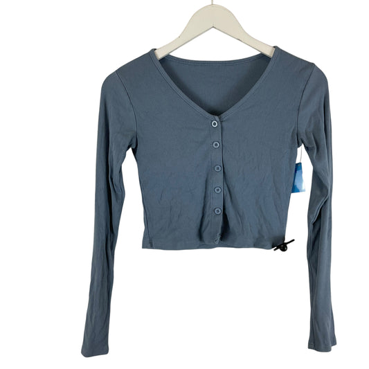 Top Long Sleeve Basic By Clothes Mentor In Blue, Size: S