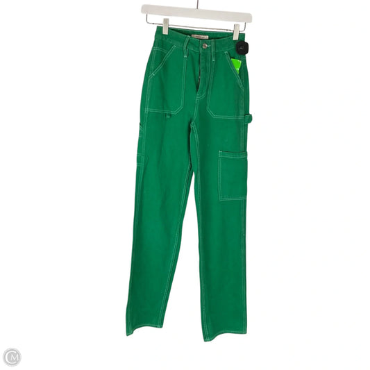 Jeans Boyfriend By Pacsun In Green Denim, Size: 0p