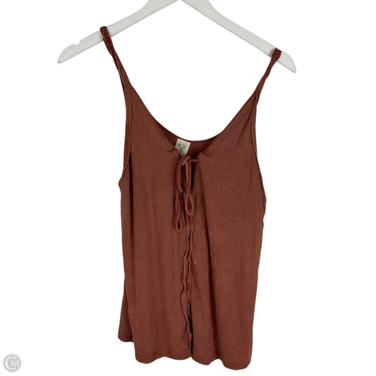 Top Sleeveless Basic By We The Free In Orange, Size: Xs