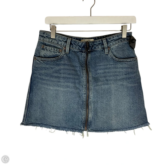 Skirt Mini & Short By Free People In Blue Denim, Size: 8