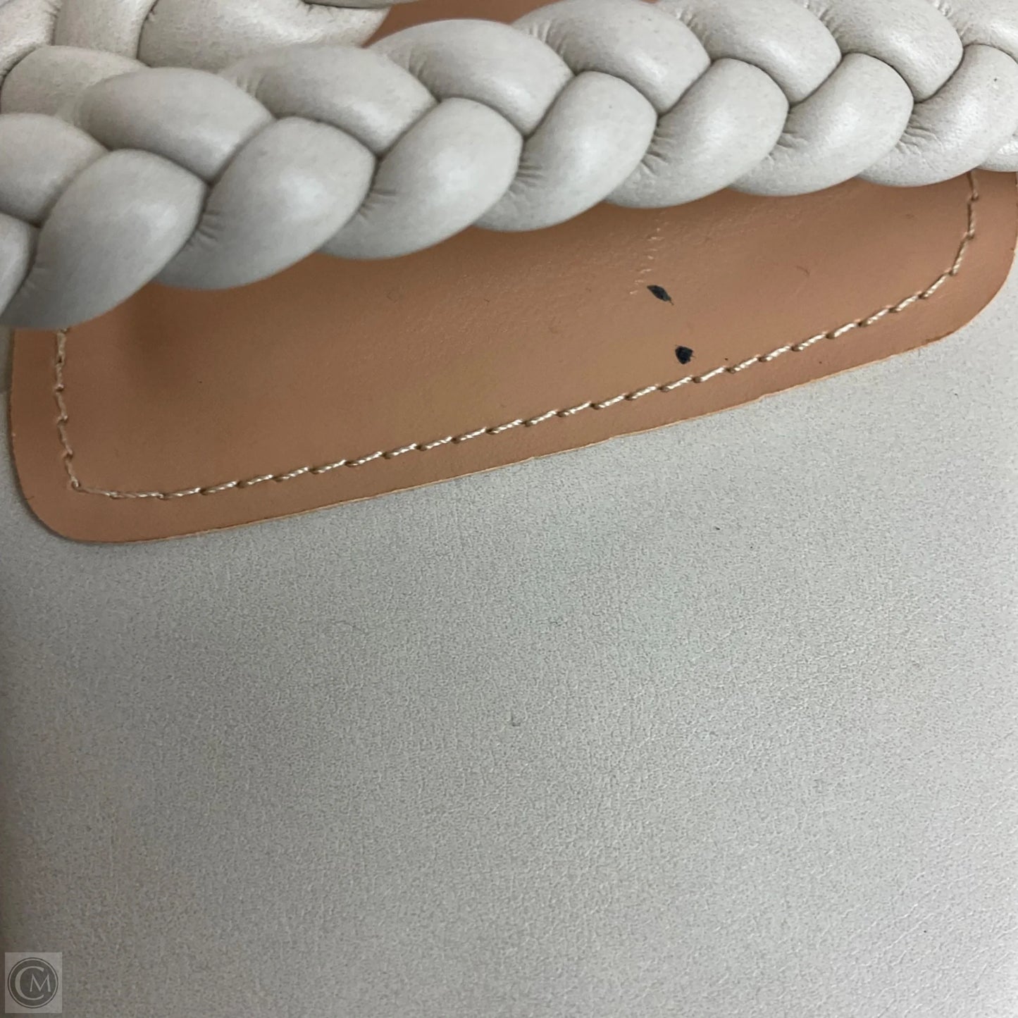 Sandals Heels Block By Cushionaire In White, Size: 10