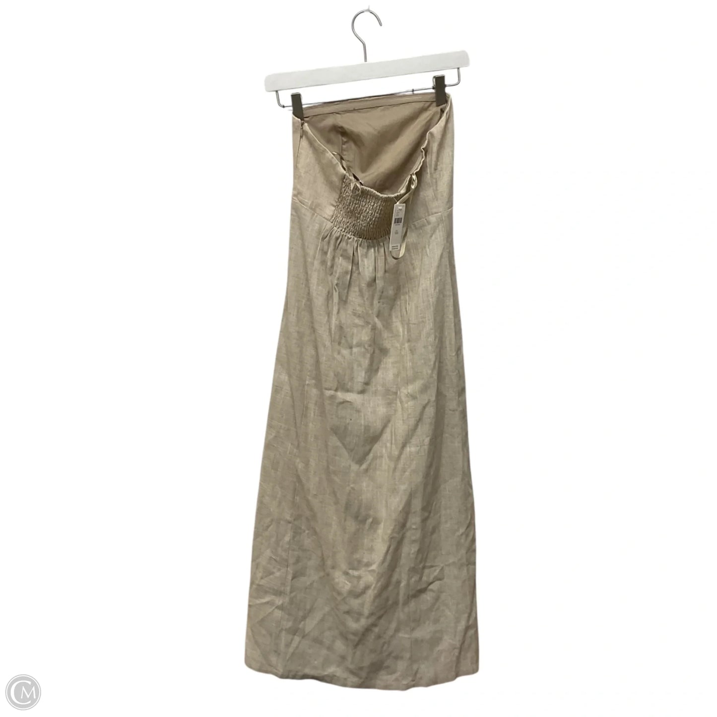 Dress Casual Maxi By Anthropologie In Tan, Size: Xxs