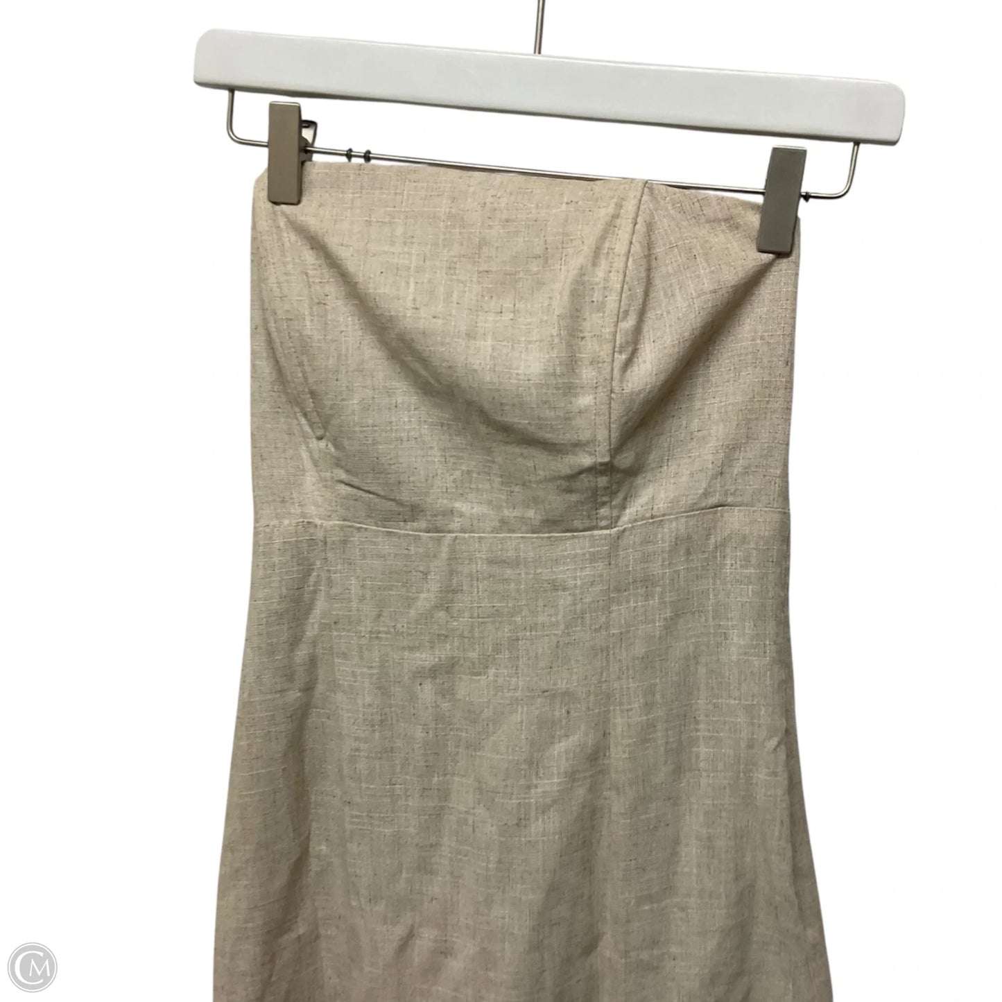 Dress Casual Maxi By Anthropologie In Tan, Size: Xxs