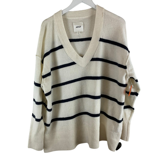 Sweater By Aerie In Striped Pattern, Size: S