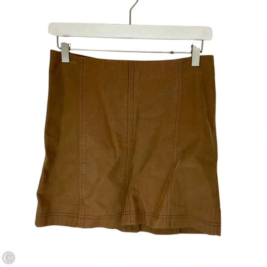 Skirt Mini & Short By Free People In Brown, Size: 4