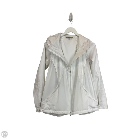 Athletic Jacket By Athleta In White, Size: S