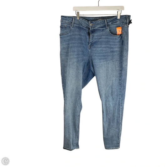 Jeans Skinny By Old Navy In Blue Denim, Size: 18