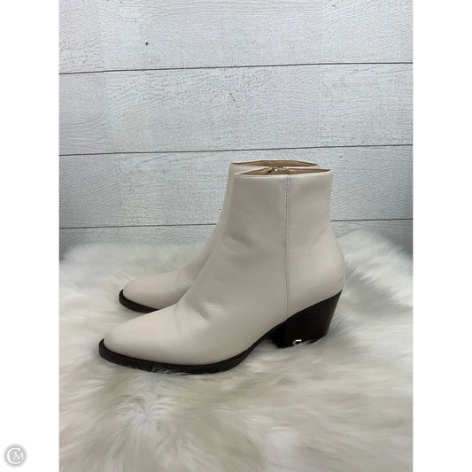 Boots Designer By Coach In Cream, Size: 6.5