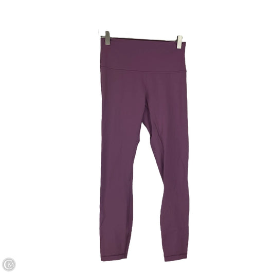 Athletic Leggings By Lululemon In Purple, Size: 6