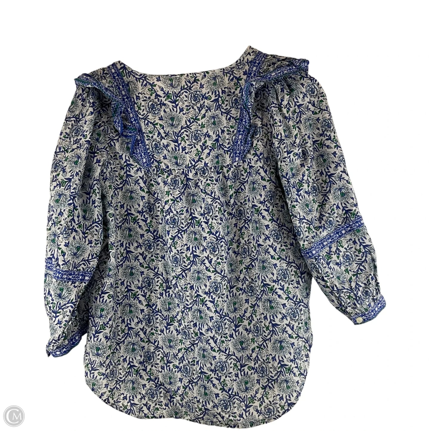 Top Long Sleeve By Loft In Blue, Size: S