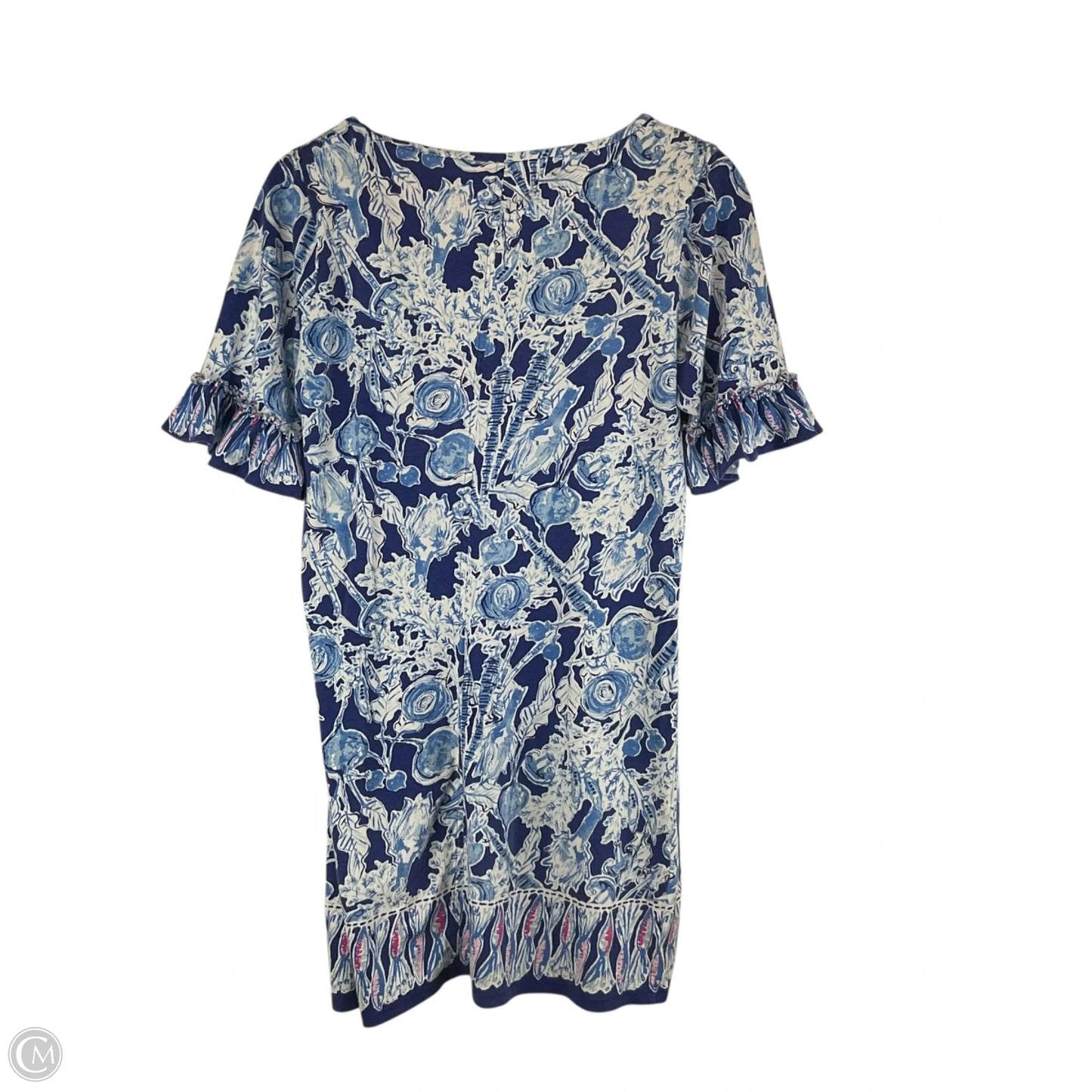 Dress Designer By Lilly Pulitzer In Blue, Size: L
