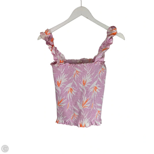 Top Sleeveless By Billabong In Pink, Size: M