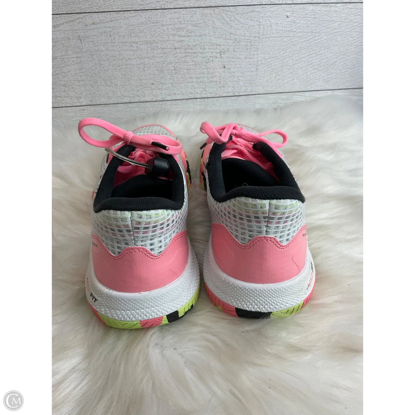 Shoes Athletic By Skechers In Pink & White, Size: 8