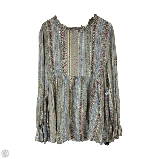 Top Long Sleeve By Lovely Melody In Multi-colored, Size: 3x