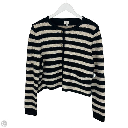 Cardigan By A New Day In Black & Cream, Size: L