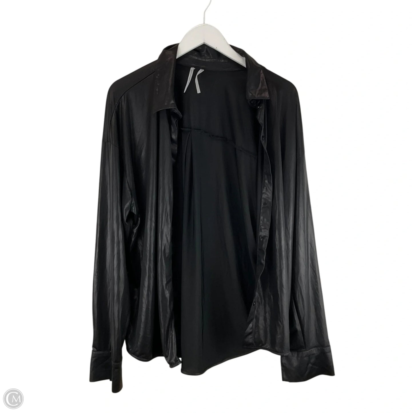 Top Long Sleeve By Anthropologie In Black, Size: Xl