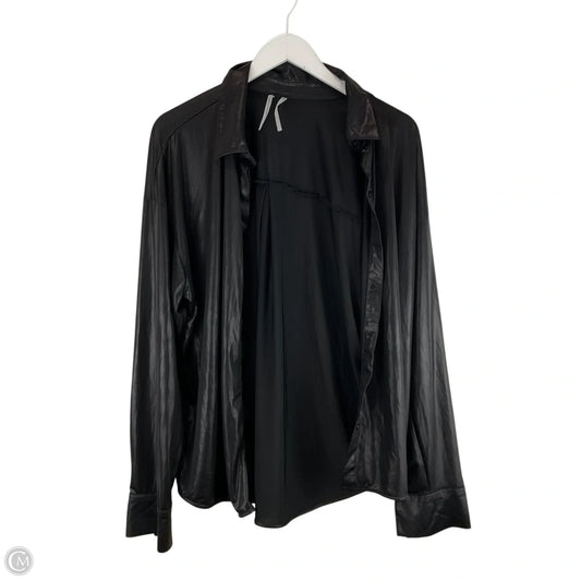 Top Long Sleeve By Anthropologie In Black, Size: Xl