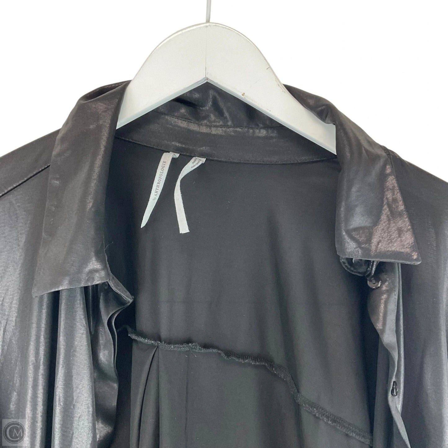 Top Long Sleeve By Anthropologie In Black, Size: Xl