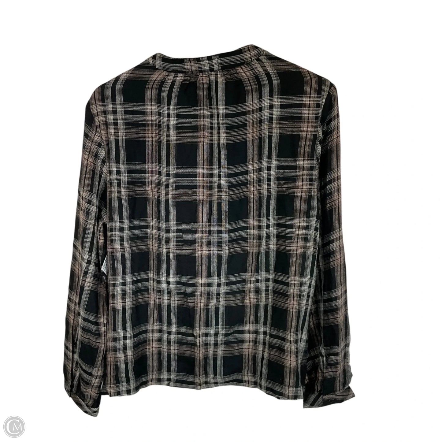 Top Long Sleeve By Cloth & Stone In Black, Size: L