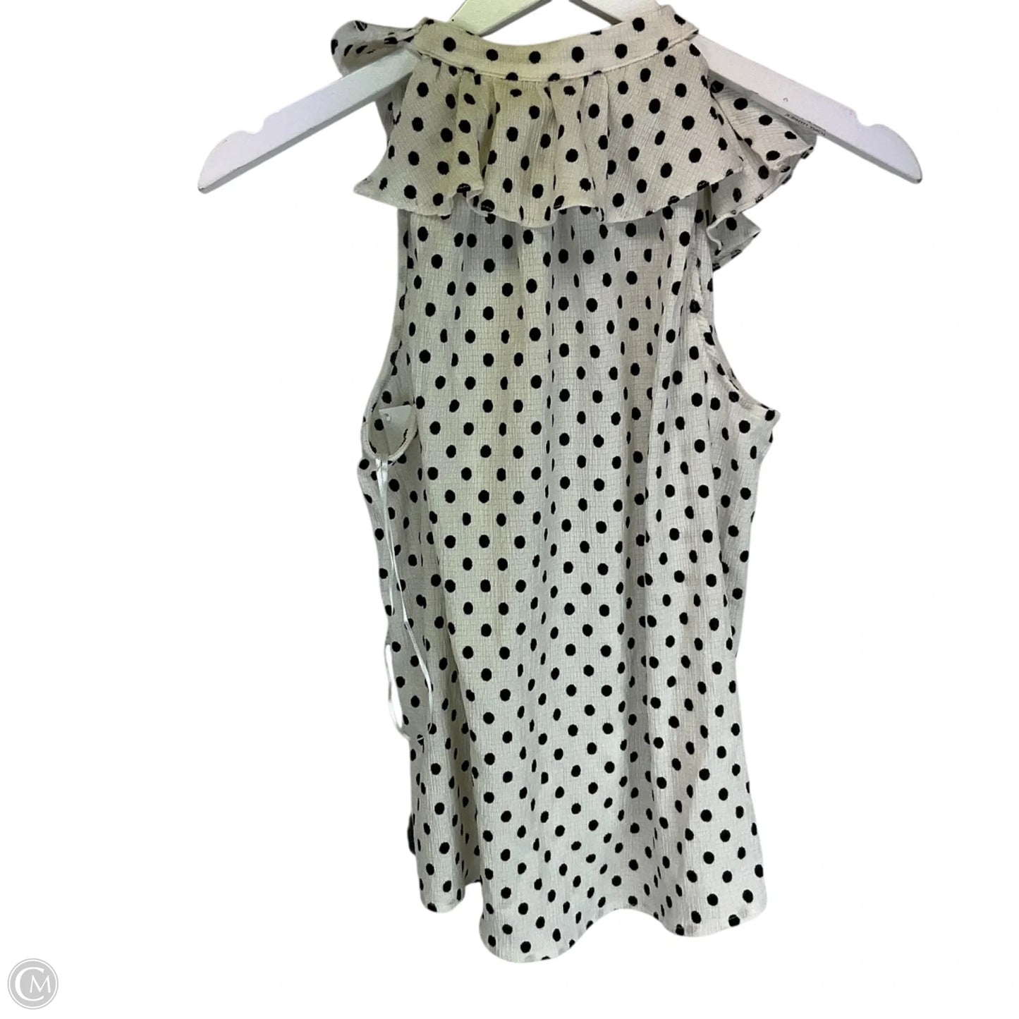 Top Sleeveless By Anthropologie In White, Size: M